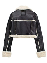 Isla Cropped Shearling Jacket