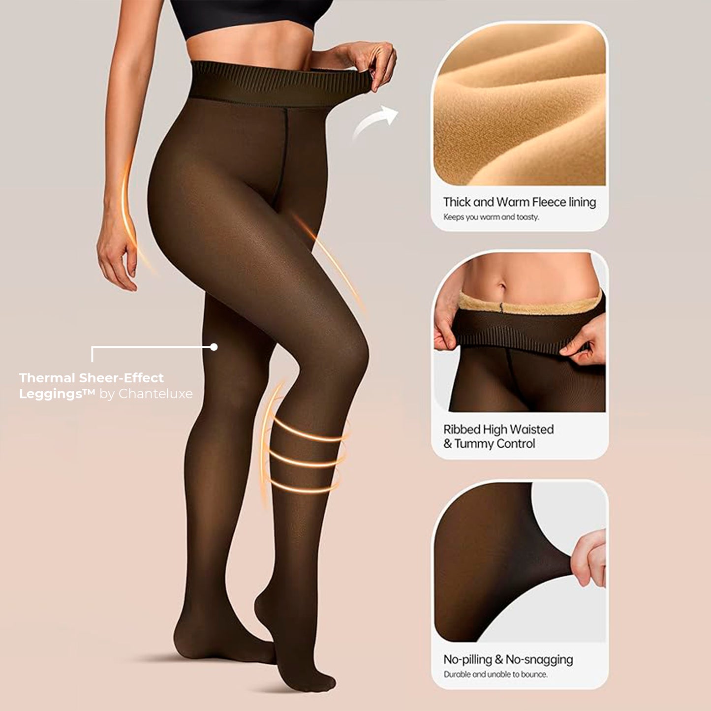 Thermal Sheer-Effect Leggings™