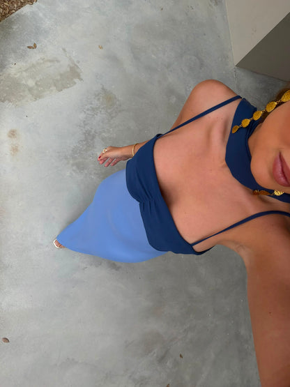 Zahara Dress - Blue