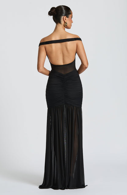 Alaia Maxi Dress - Black Dress Babyboo Fashion Premium Exclusive Design