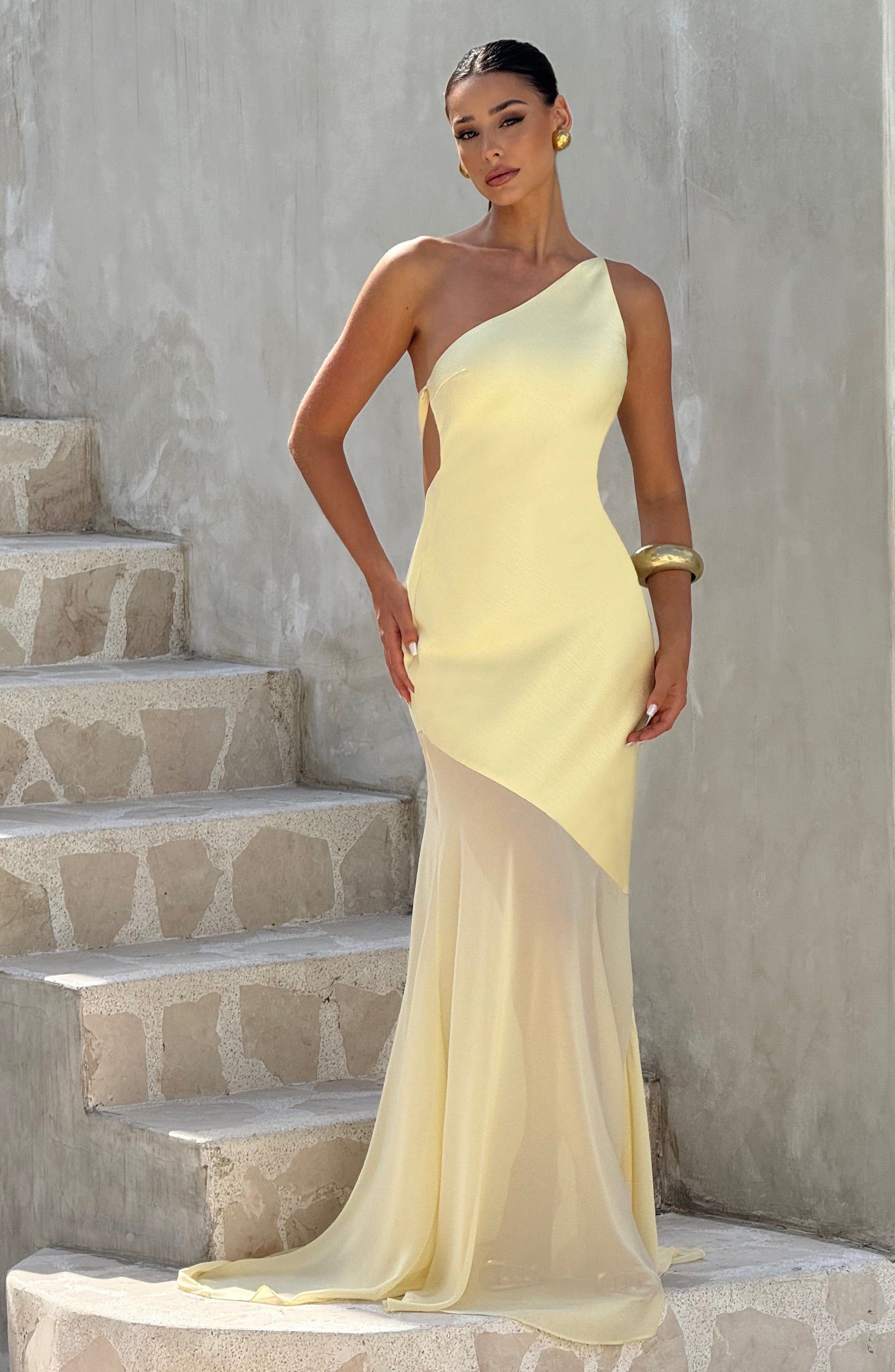 Fable Gown - Lemon Dress Babyboo Fashion Premium Exclusive Design