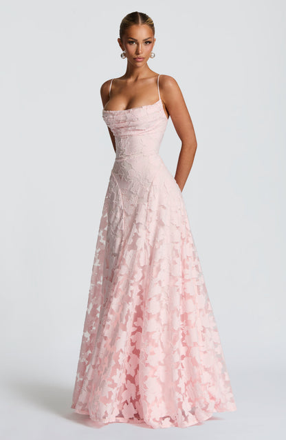Francis Maxi Dress - Blush Dress Babyboo Fashion Premium Exclusive Design