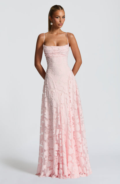 Francis Maxi Dress - Blush Dress Babyboo Fashion Premium Exclusive Design