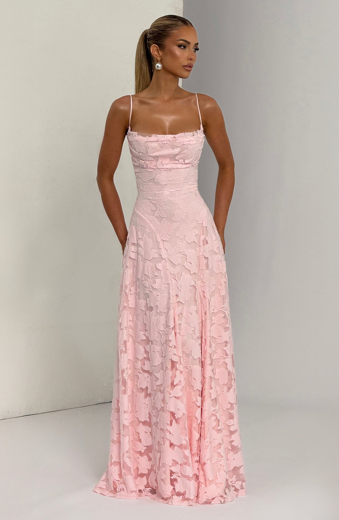 Francis Maxi Dress - Blush Dress Babyboo Fashion Premium Exclusive Design