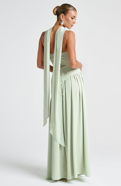Maliyah Maxi Dress - Mint Dress Babyboo Fashion Premium Exclusive Design