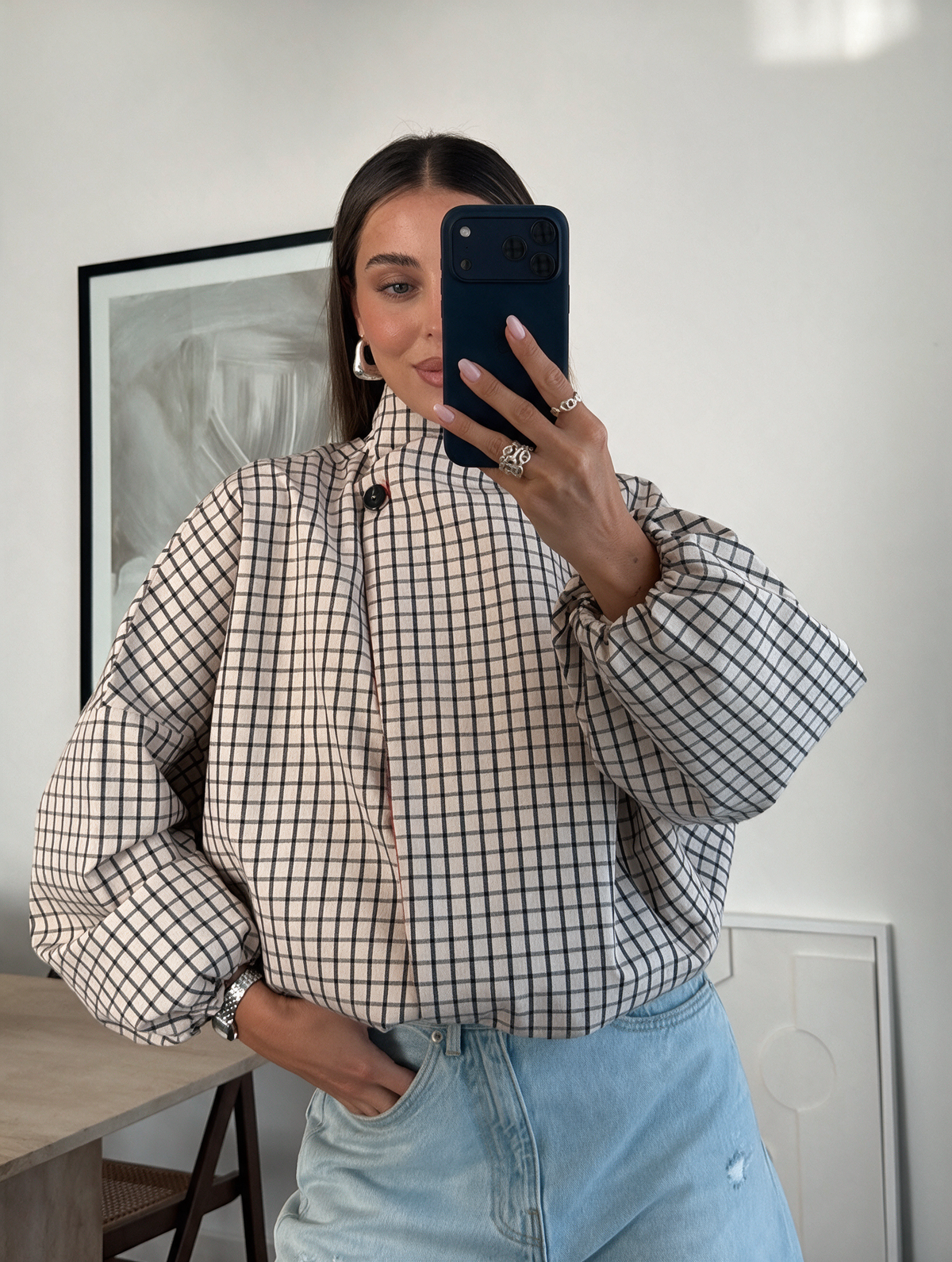 Sabine Plaid Jacket