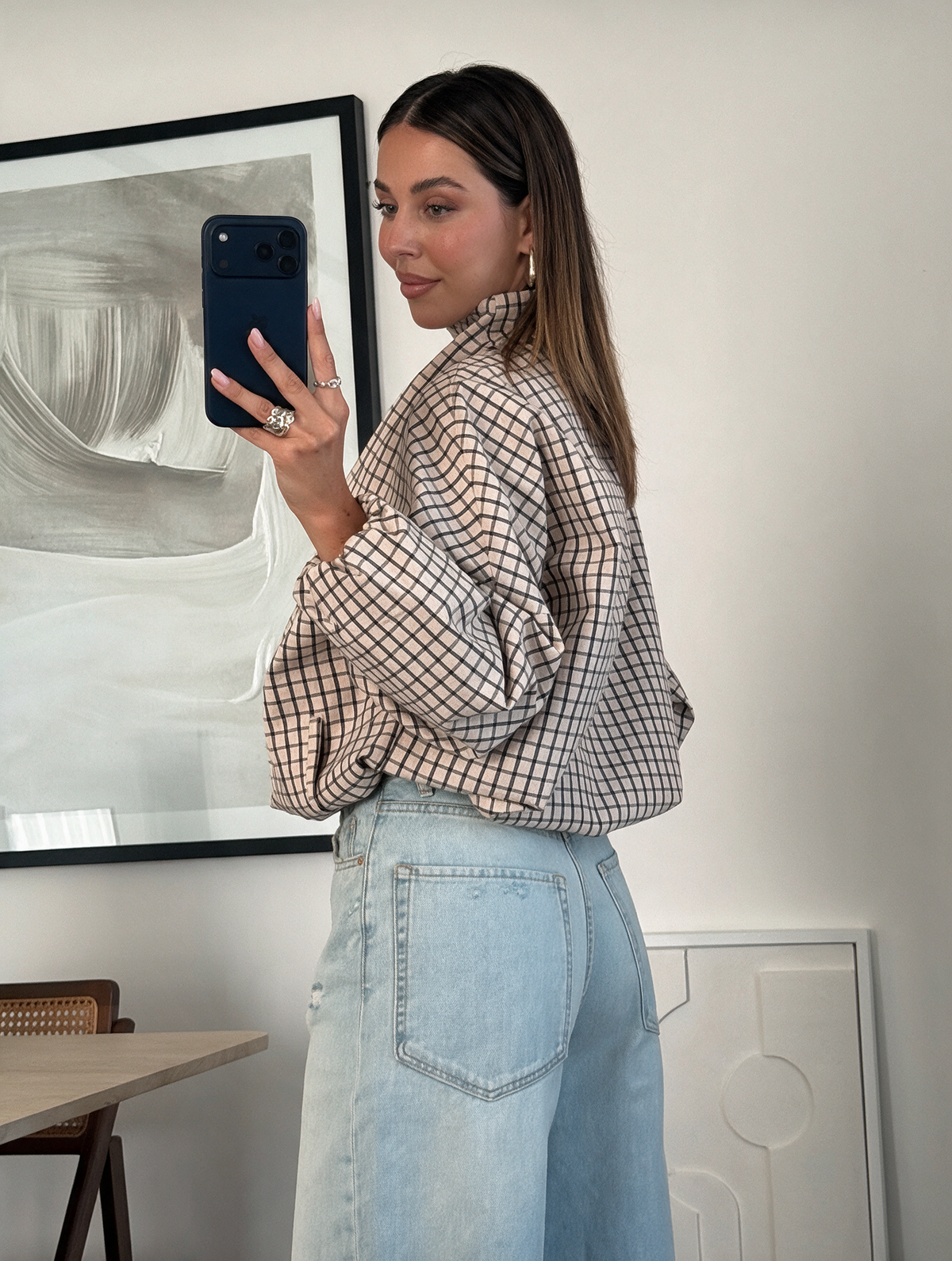 Sabine Plaid Jacket