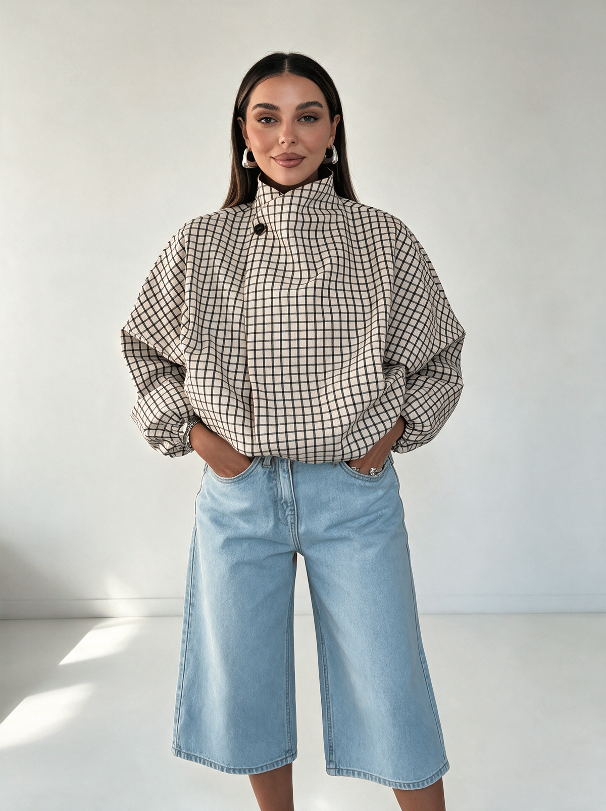 Sabine Plaid Jacket