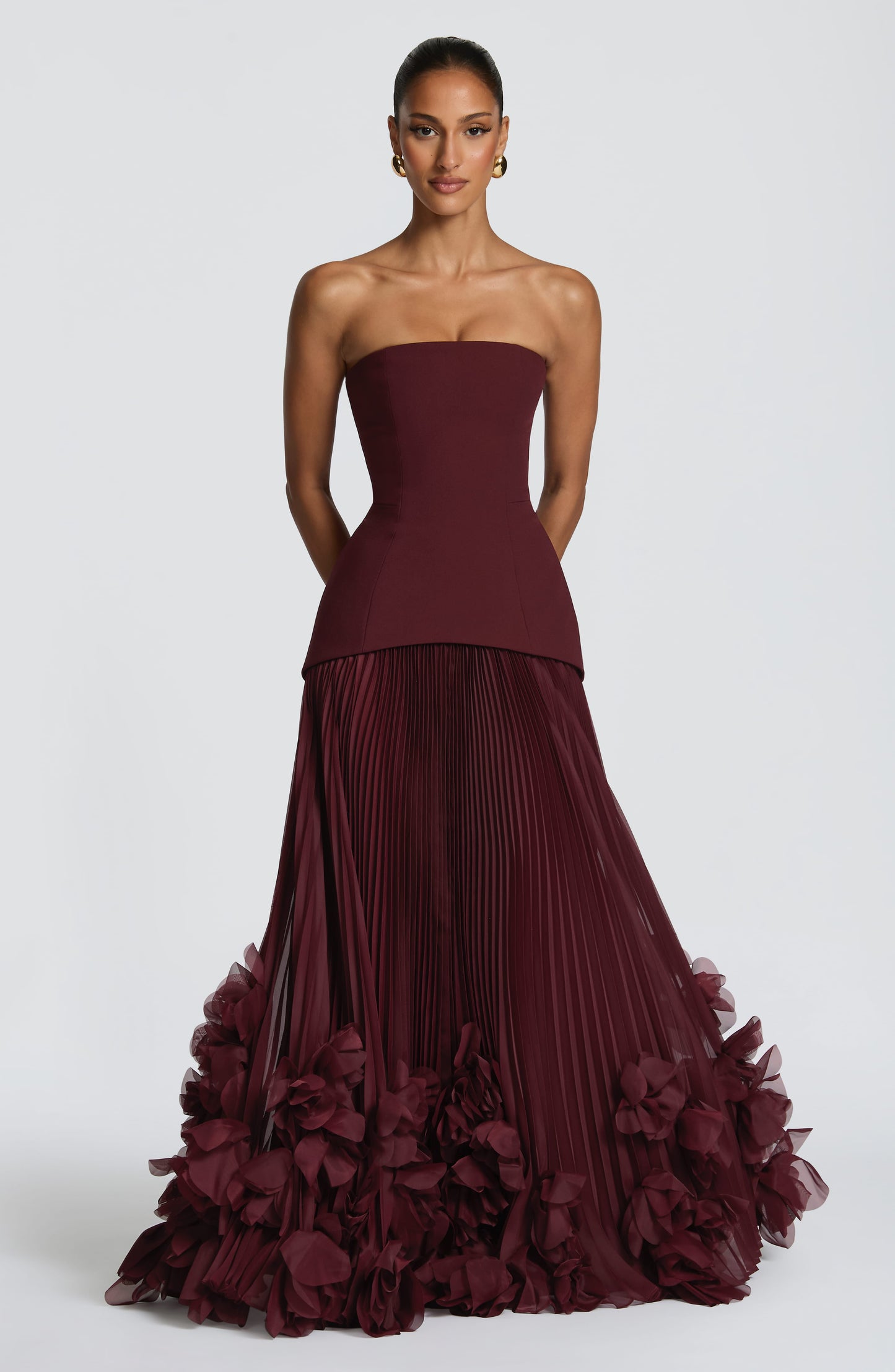 Seraphina Gown - Cherry Lacquer Dress XS Babyboo Fashion Premium Exclusive Design